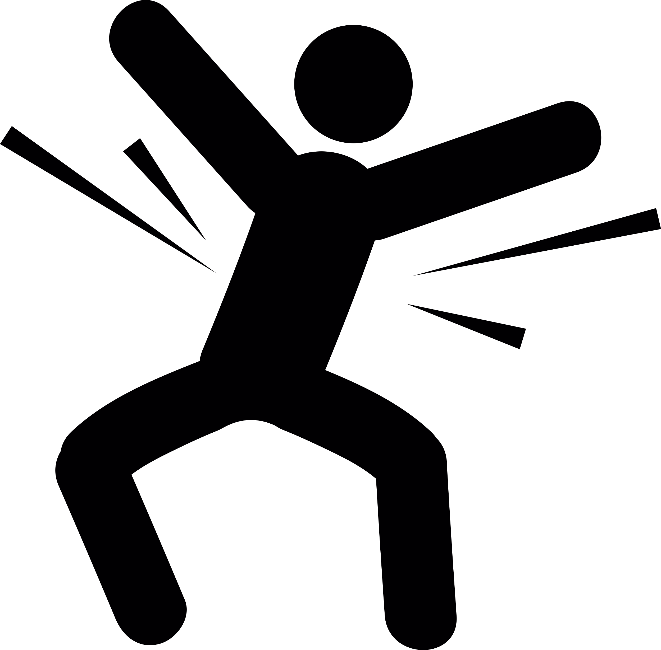 Man Celebrating Contour Svg Vector Free Vectors